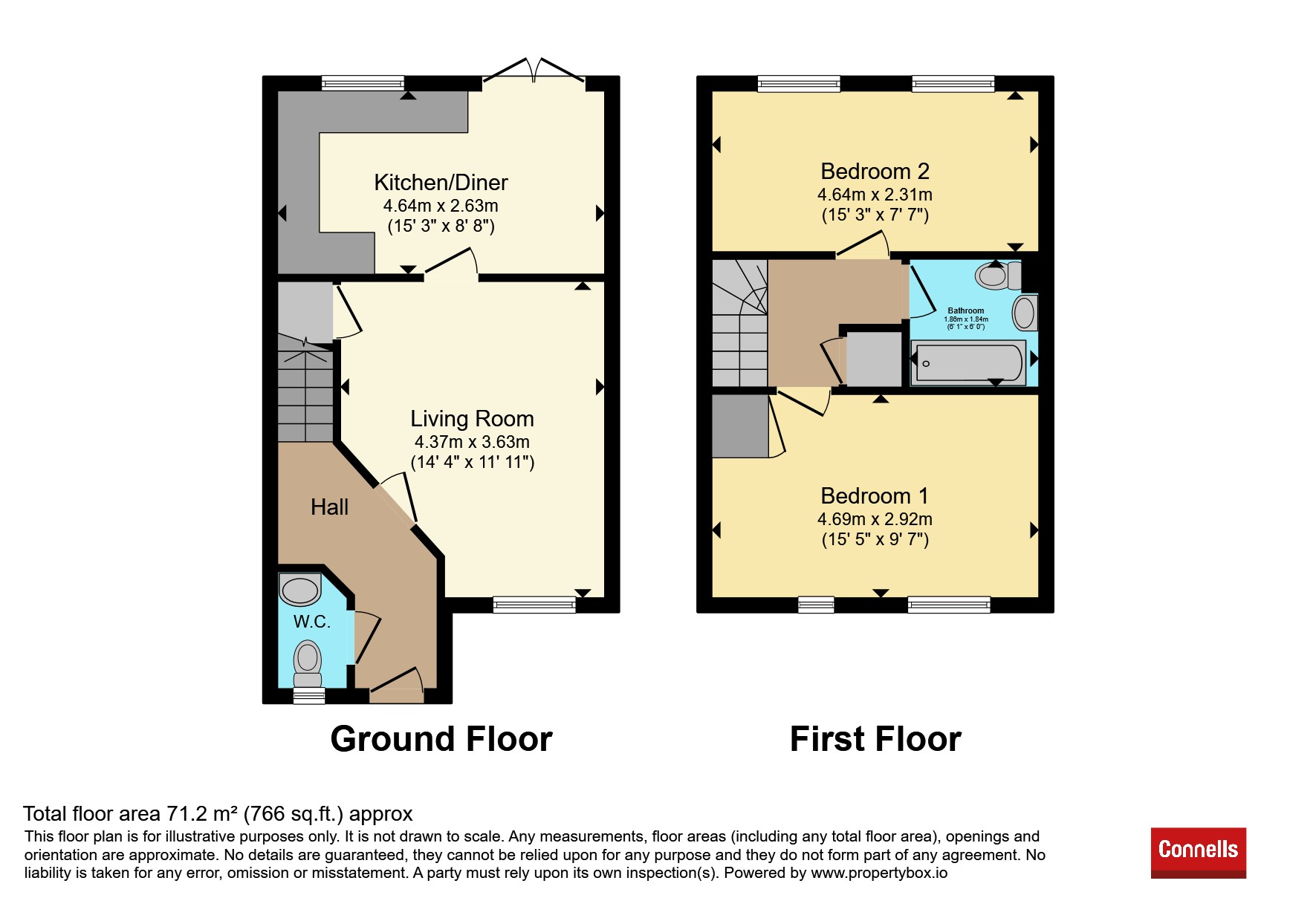 43, Harston Road, Ivybridge floorplan