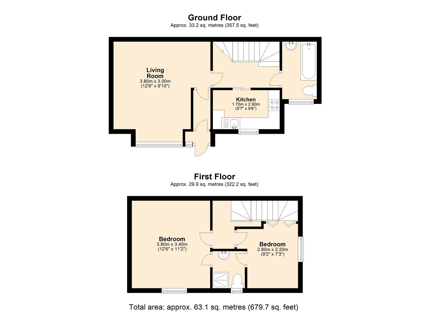 Stubbington Avenue, Portsmouth PO2, 2 bedroom property for sale