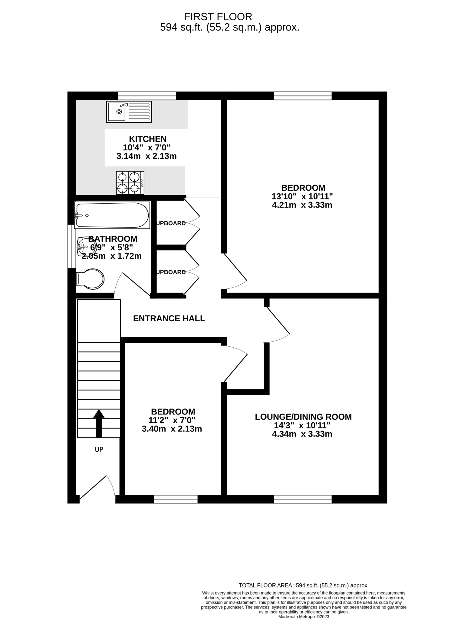 24, Chilham Close, Camberley floorplan