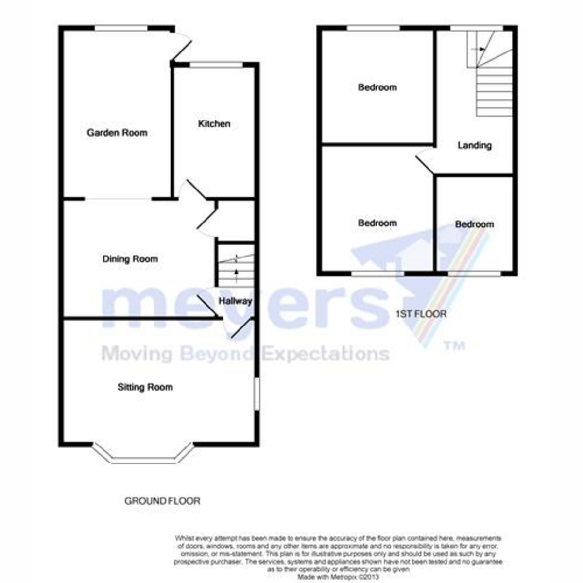23 Harveys Terrace, Fordington, Dorchester floorplan