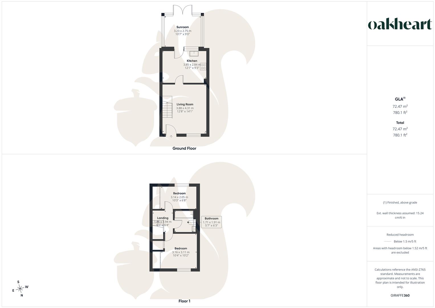 244, Dale Close, Colchester floorplan