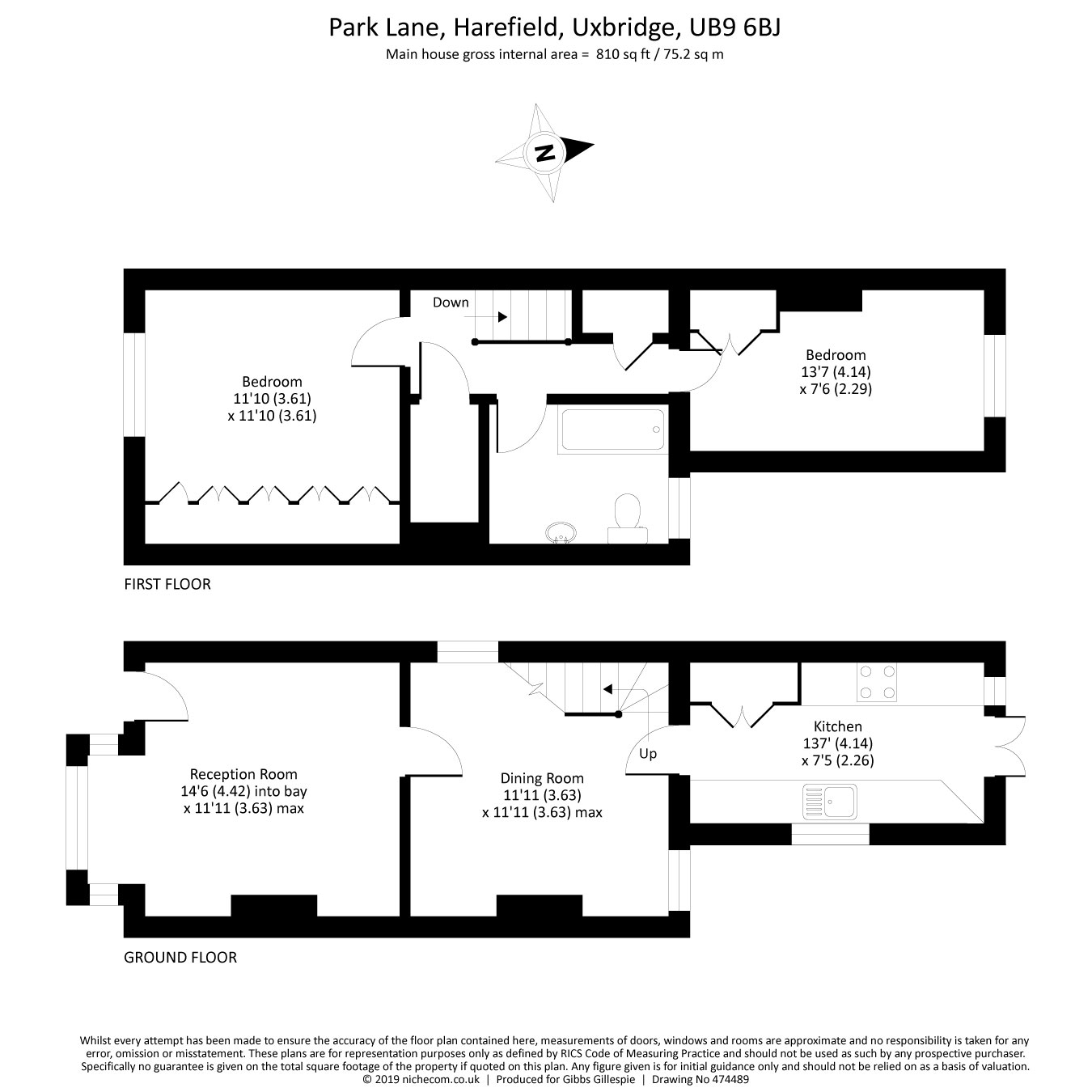 2 Bedrooms End terrace house for sale in Park Lane, Harefield, Uxbridge, Middlesex UB9