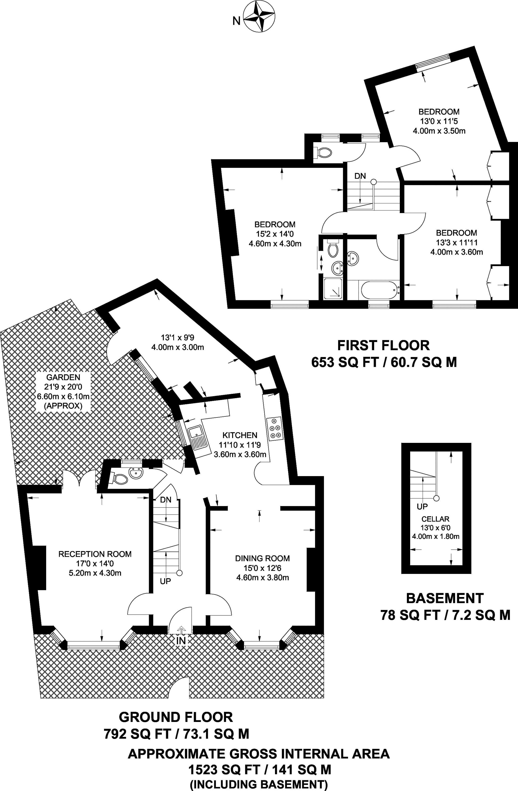 3 Bedrooms  to rent in Southgate Road, Islington N1