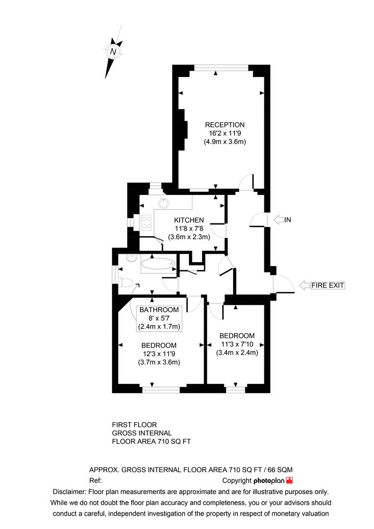 2 Bedrooms Flat for sale in Langbourne Avenue, London N6