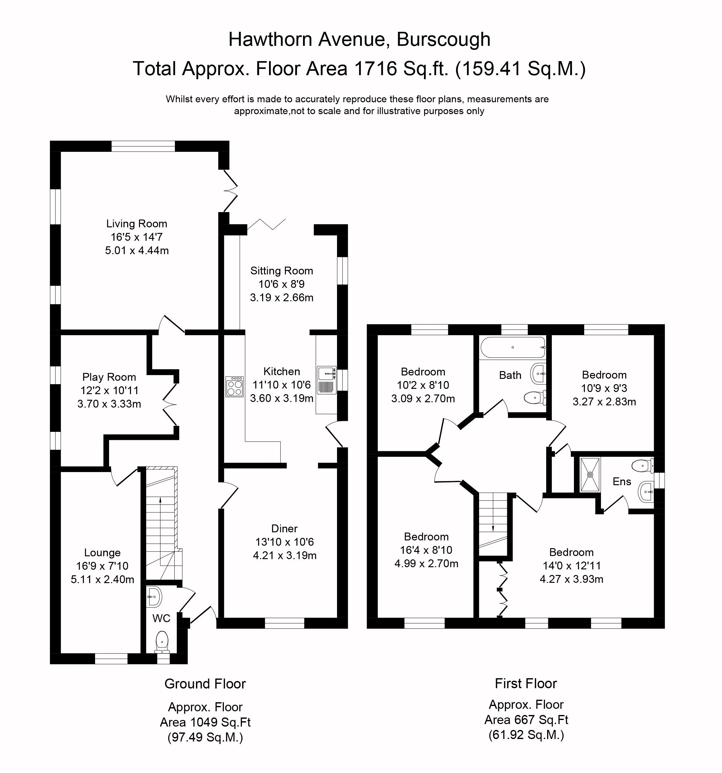 4 Bedrooms Detached house for sale in Hawthorn Avenue, Burscough, Ormskirk L40