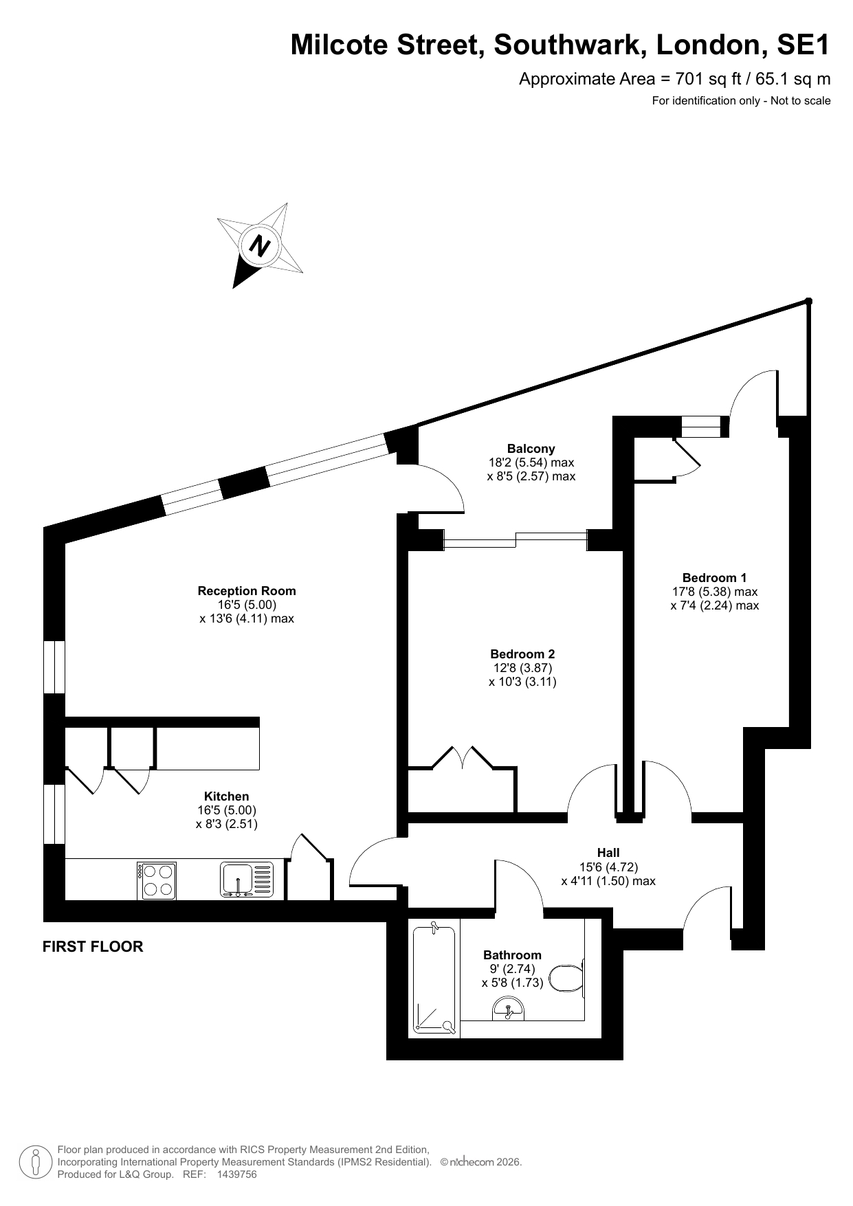 Milcote Street, London floorplan