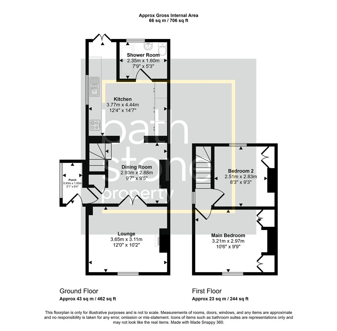 258, Englishcombe Lane, Bath floorplan