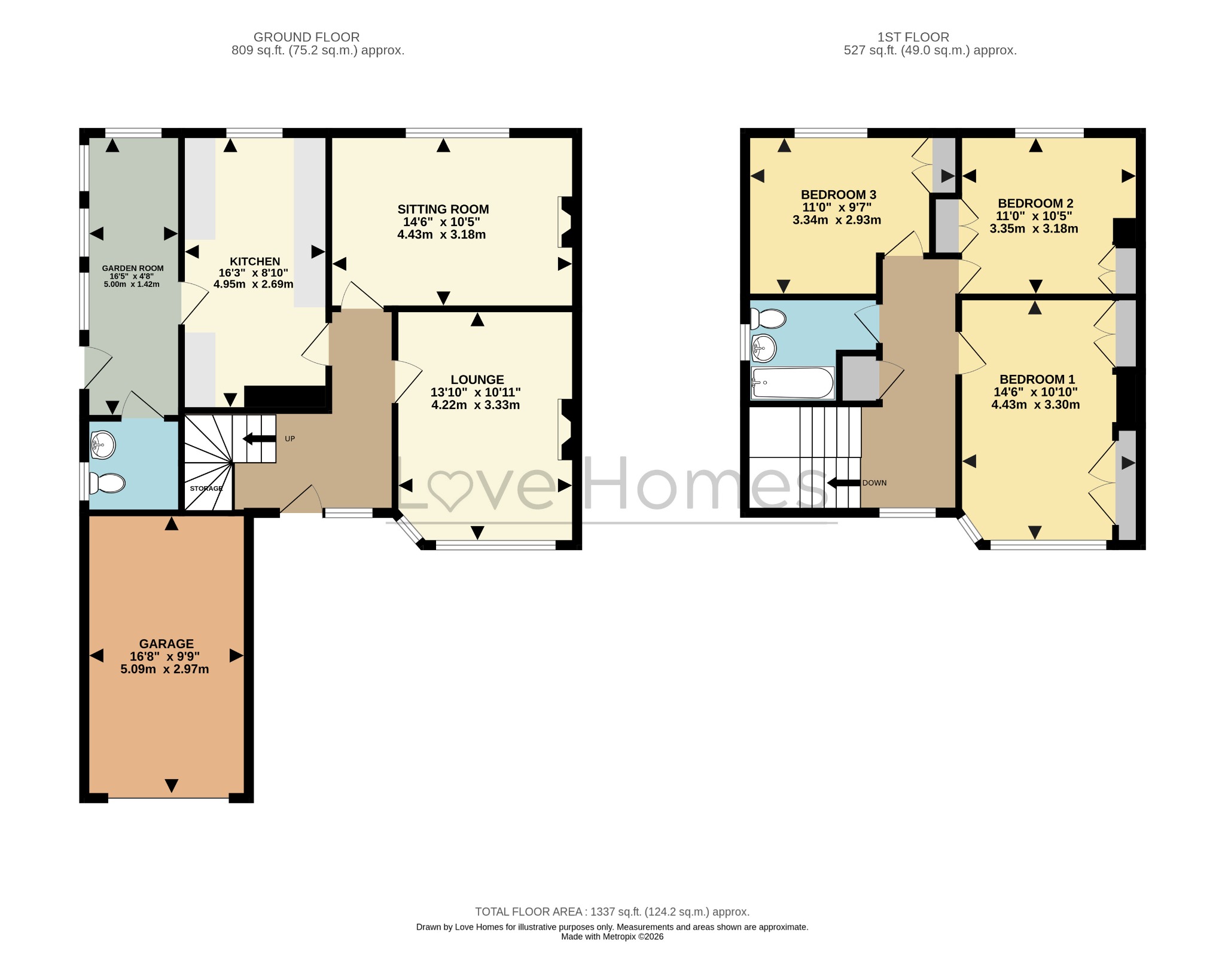 35 Grange Road, Ampthill, Bedfordshire floorplan