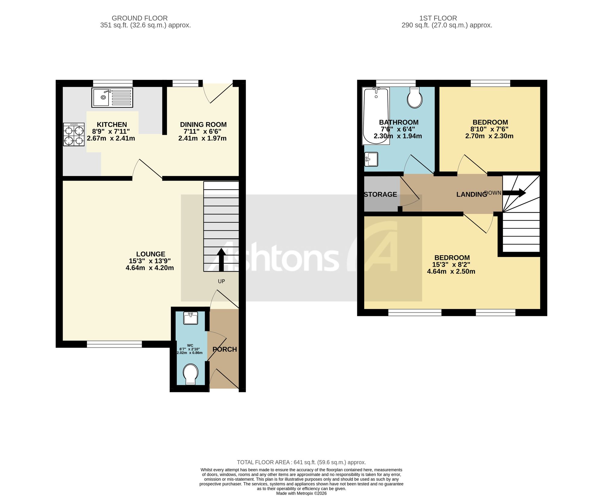 15 Viscount Road, Warrington floorplan