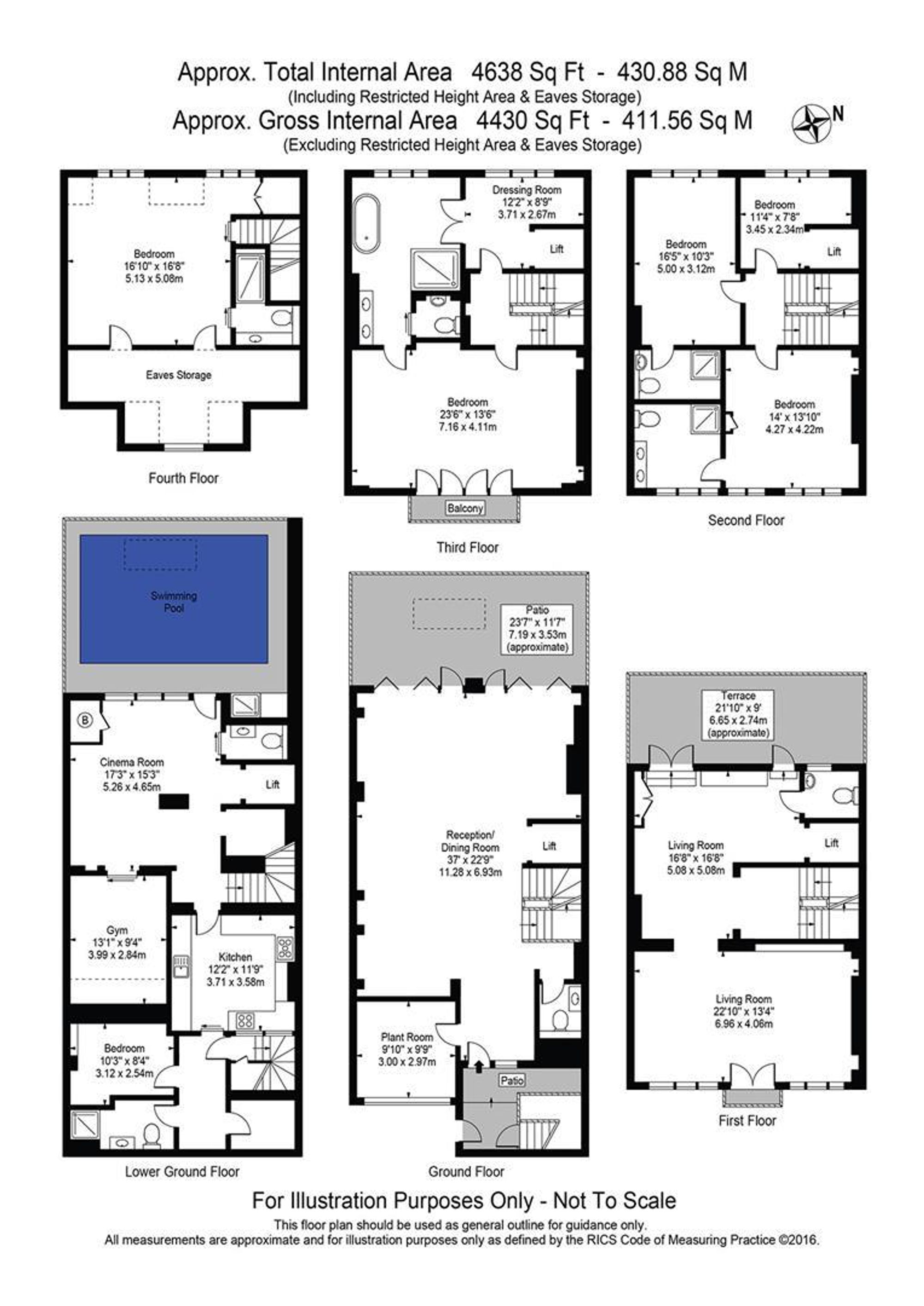 6a Herbert Crescent, London floorplan