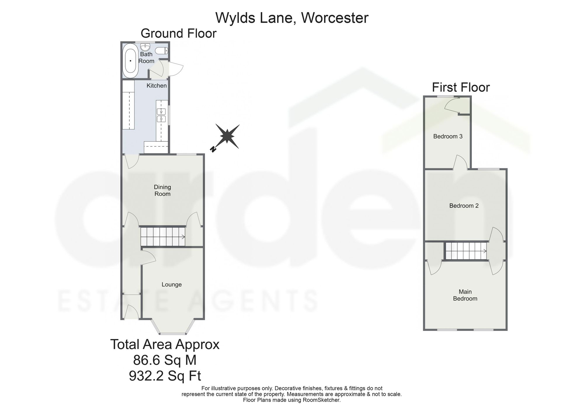 298 Wylds Lane, Worcester floorplan