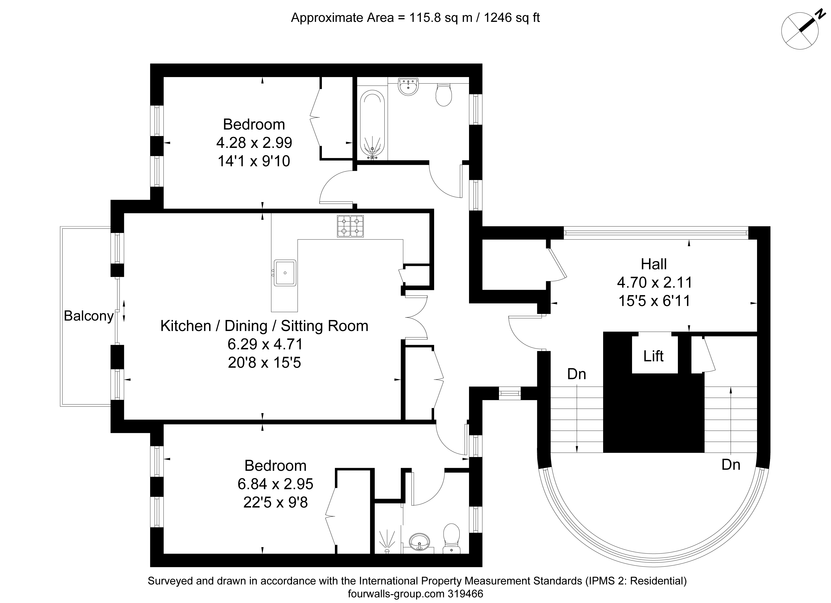 10 The Glasshouse, 80a, St. Georges Road, Cheltenham floorplan