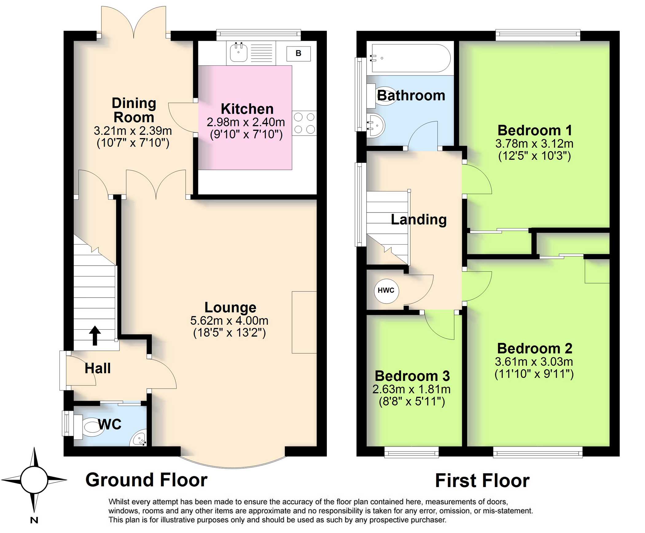 St. Lawrence Avenue, Worthing, West Sussex BN14, 3 bedroom end terrace