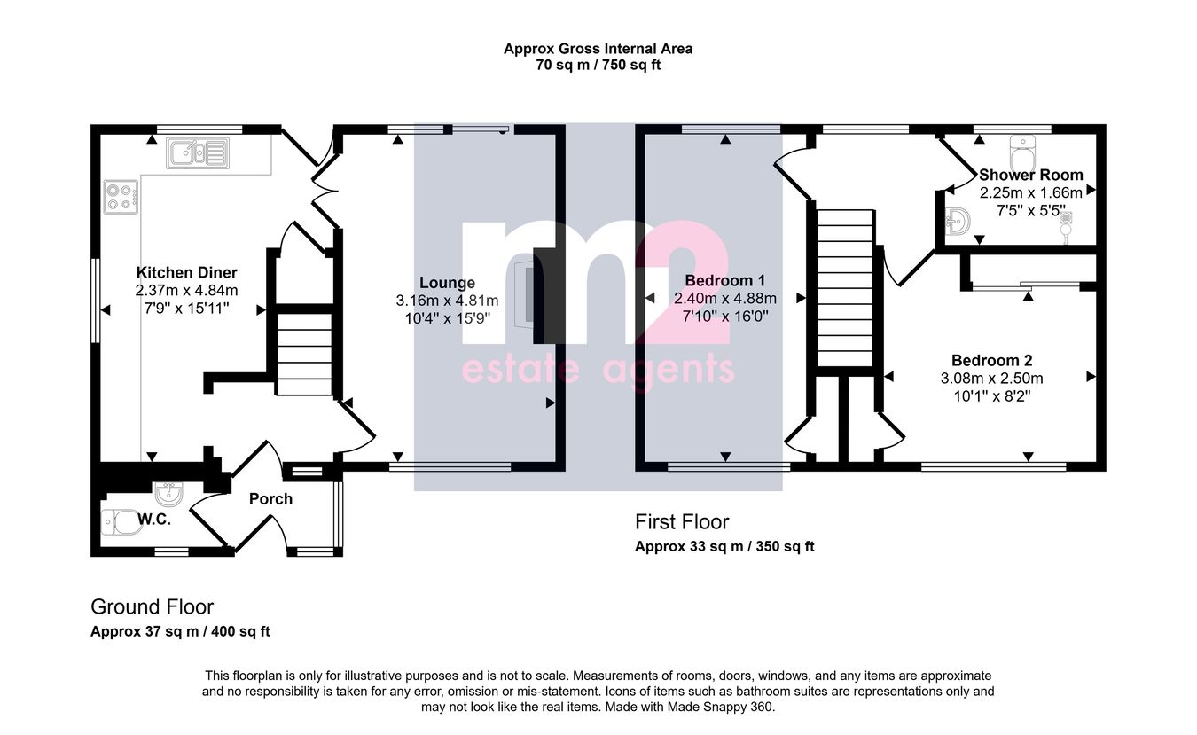 1, Poplars Close, Abergavenny floorplan