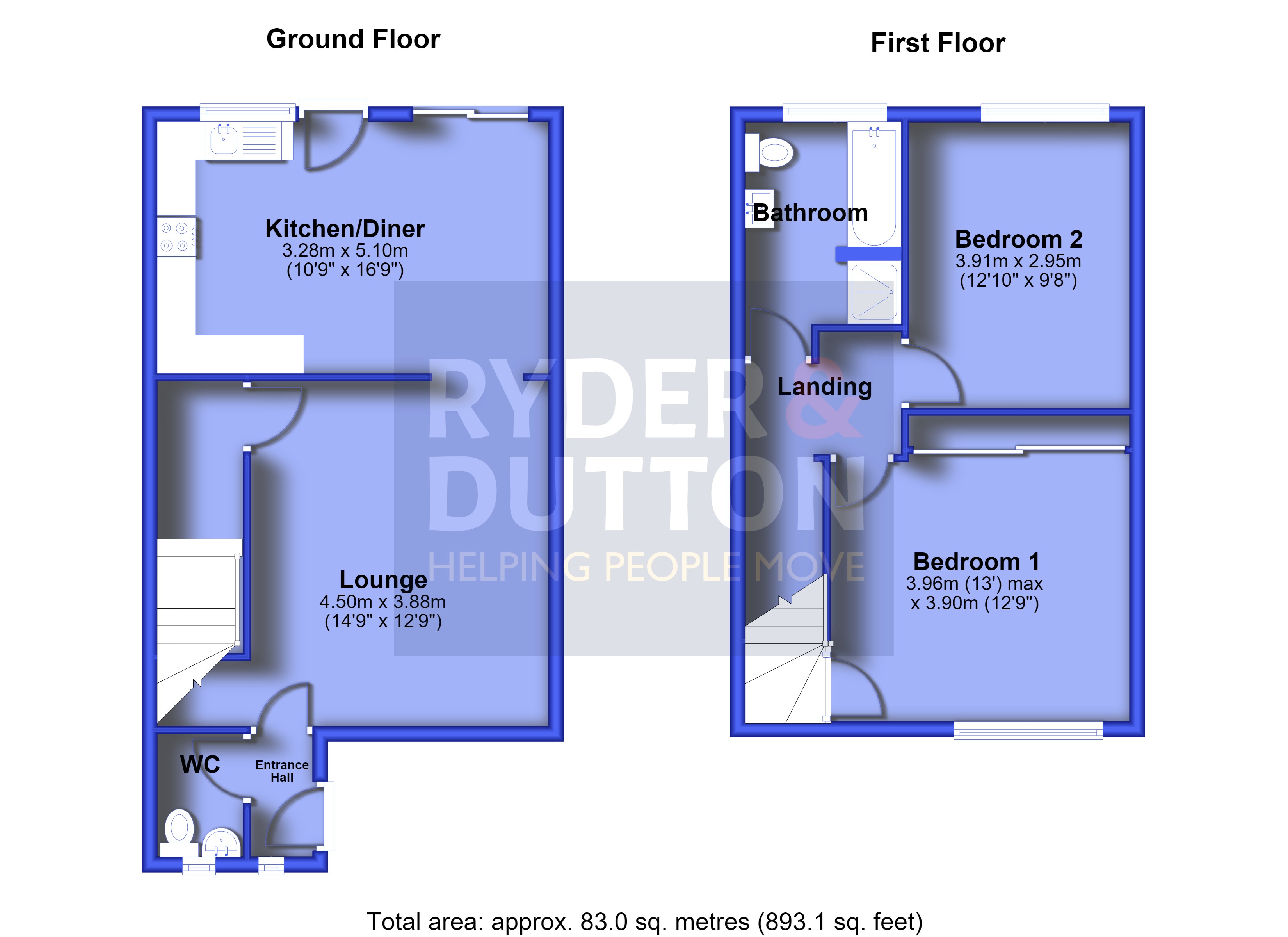 10, Lee Brook Close, Rossendale floorplan