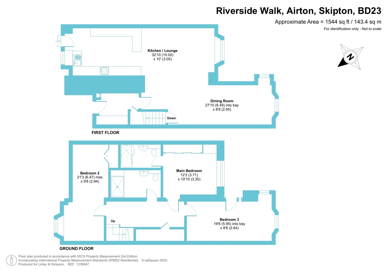 7, Riverside Walk, Skipton floorplan