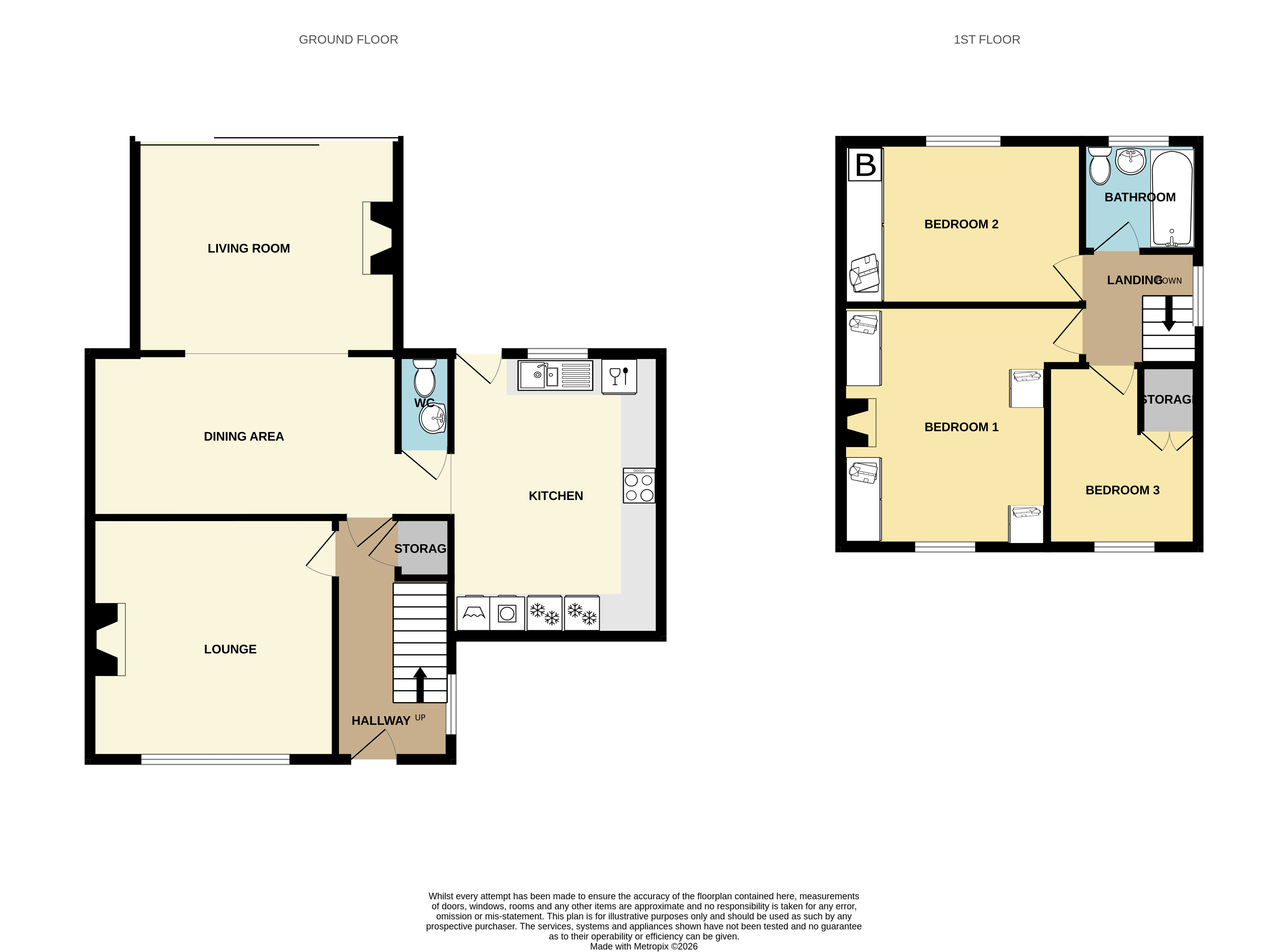 6, Beacon Grove, Preston floorplan