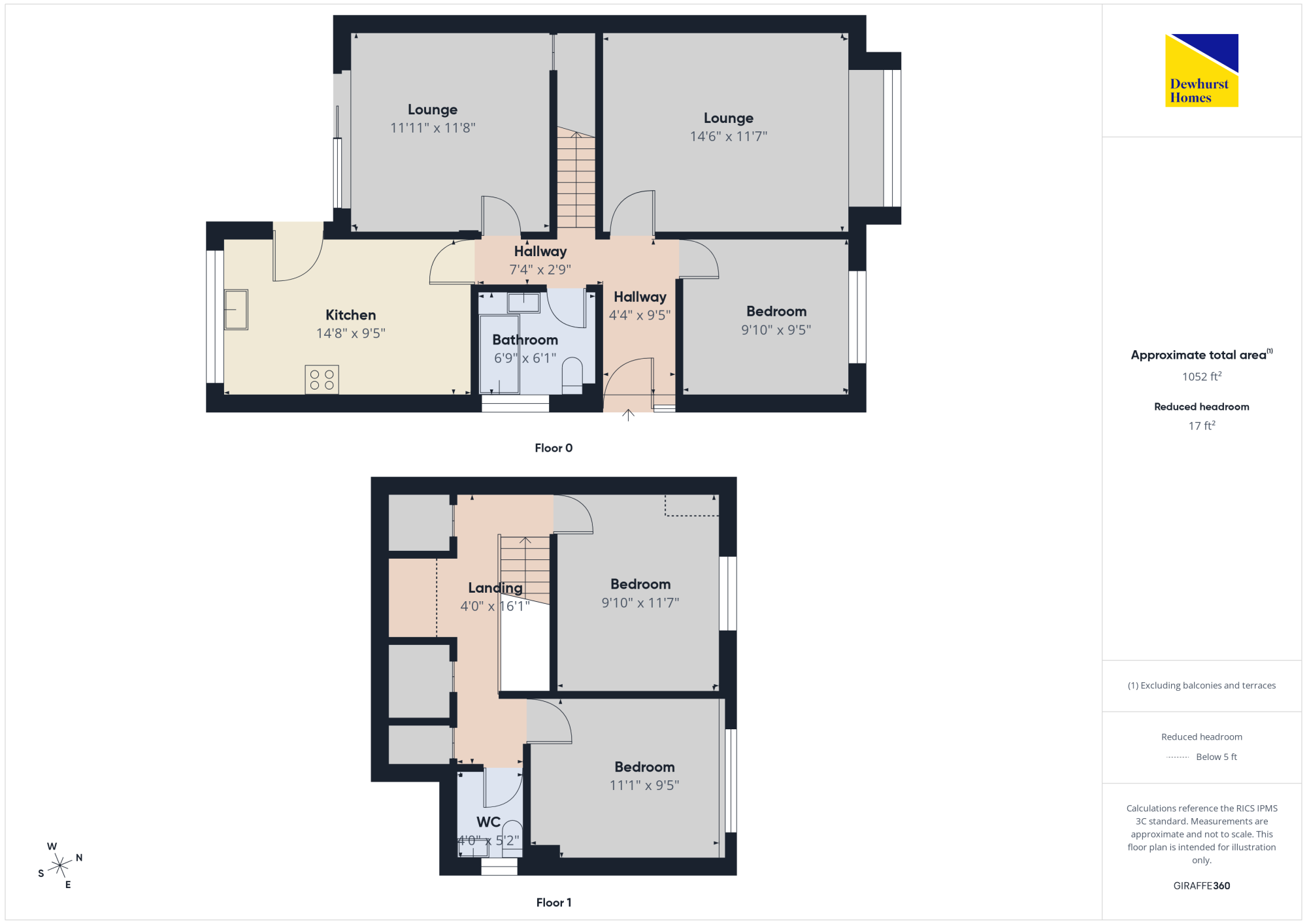 Langstone,, Smallwood Hey, Pilling floorplan