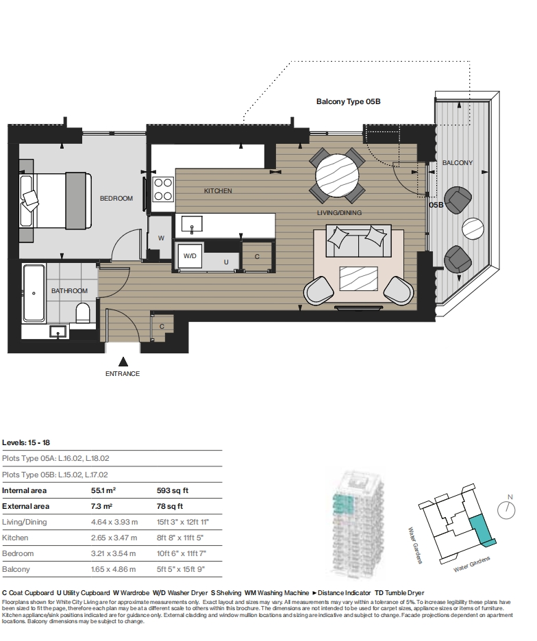 Cascade One, Cascade Way, London floorplan
