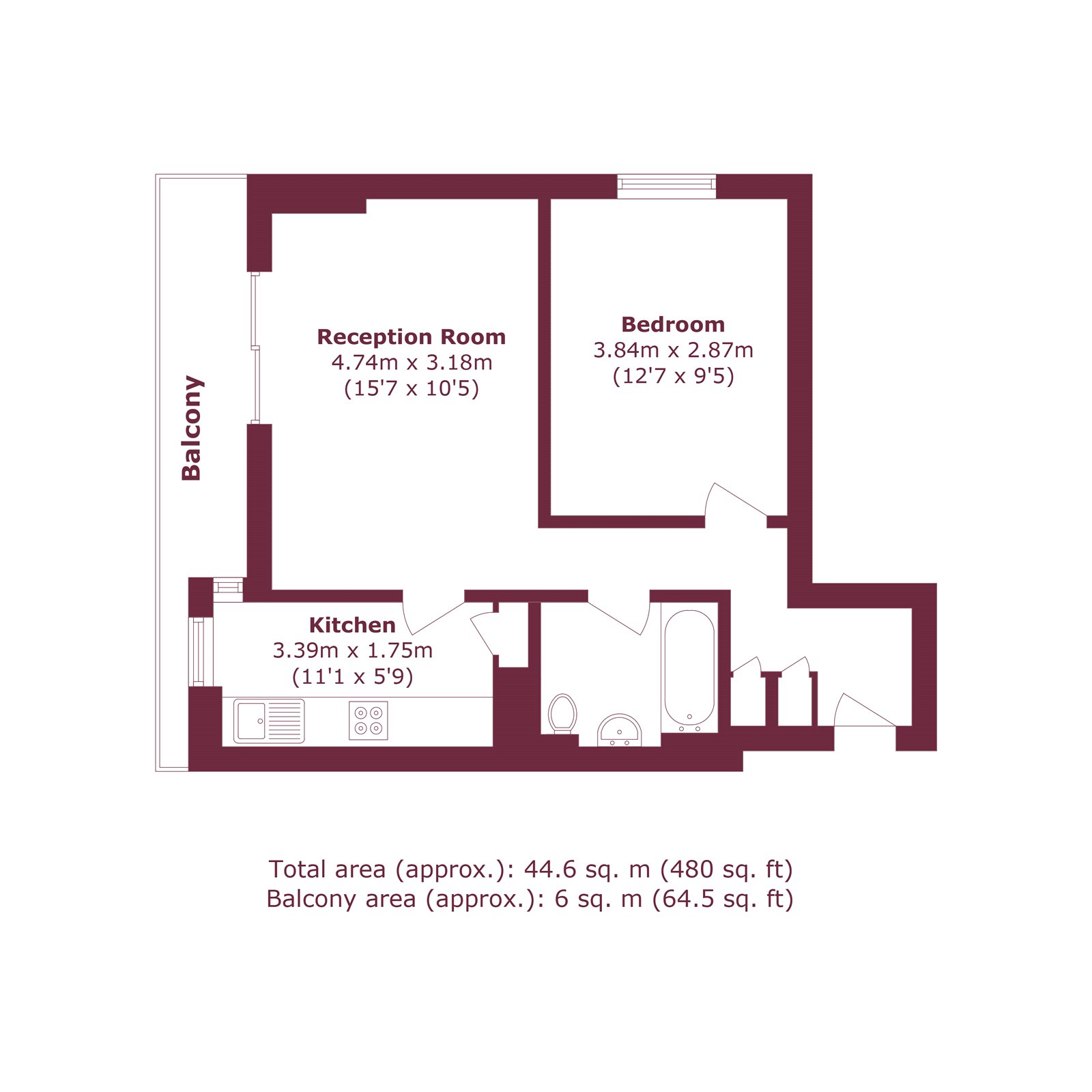 Flat 11, Dunmore Point,, Gascoigne Place, London floorplan