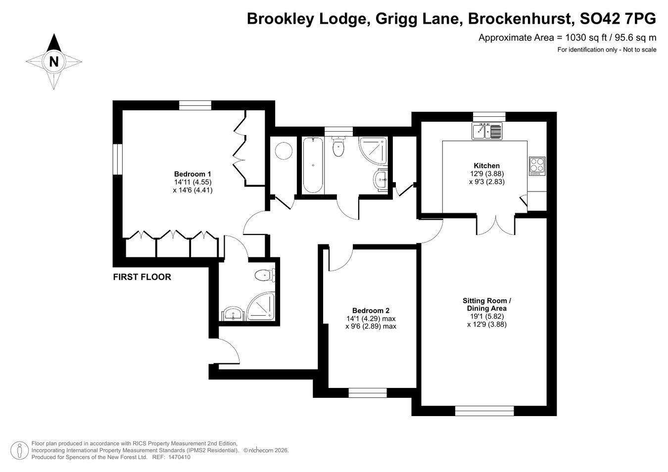 Brookley Lodge, Grigg Lane, Brockenhurst floorplan