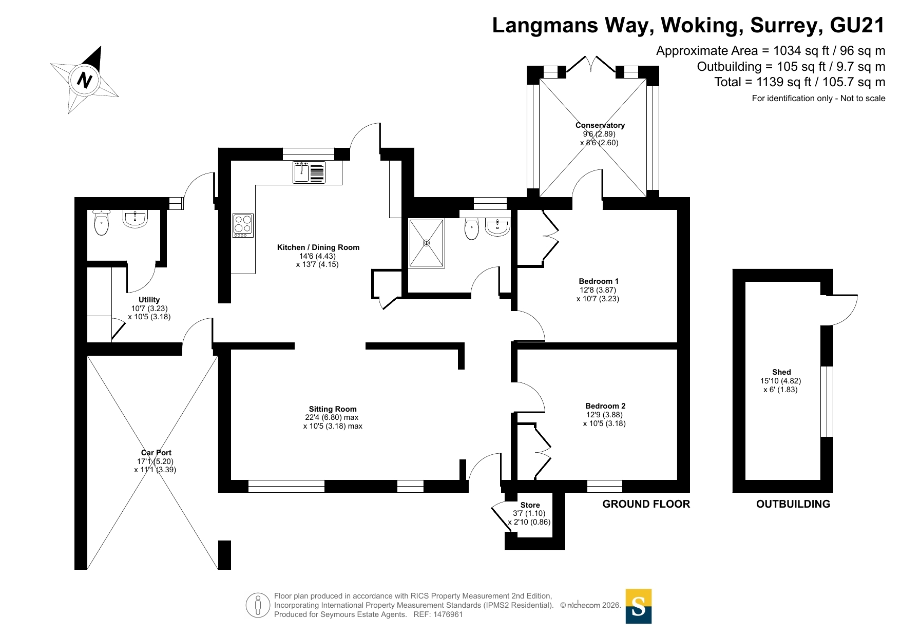 31, Langmans Way, Surrey floorplan