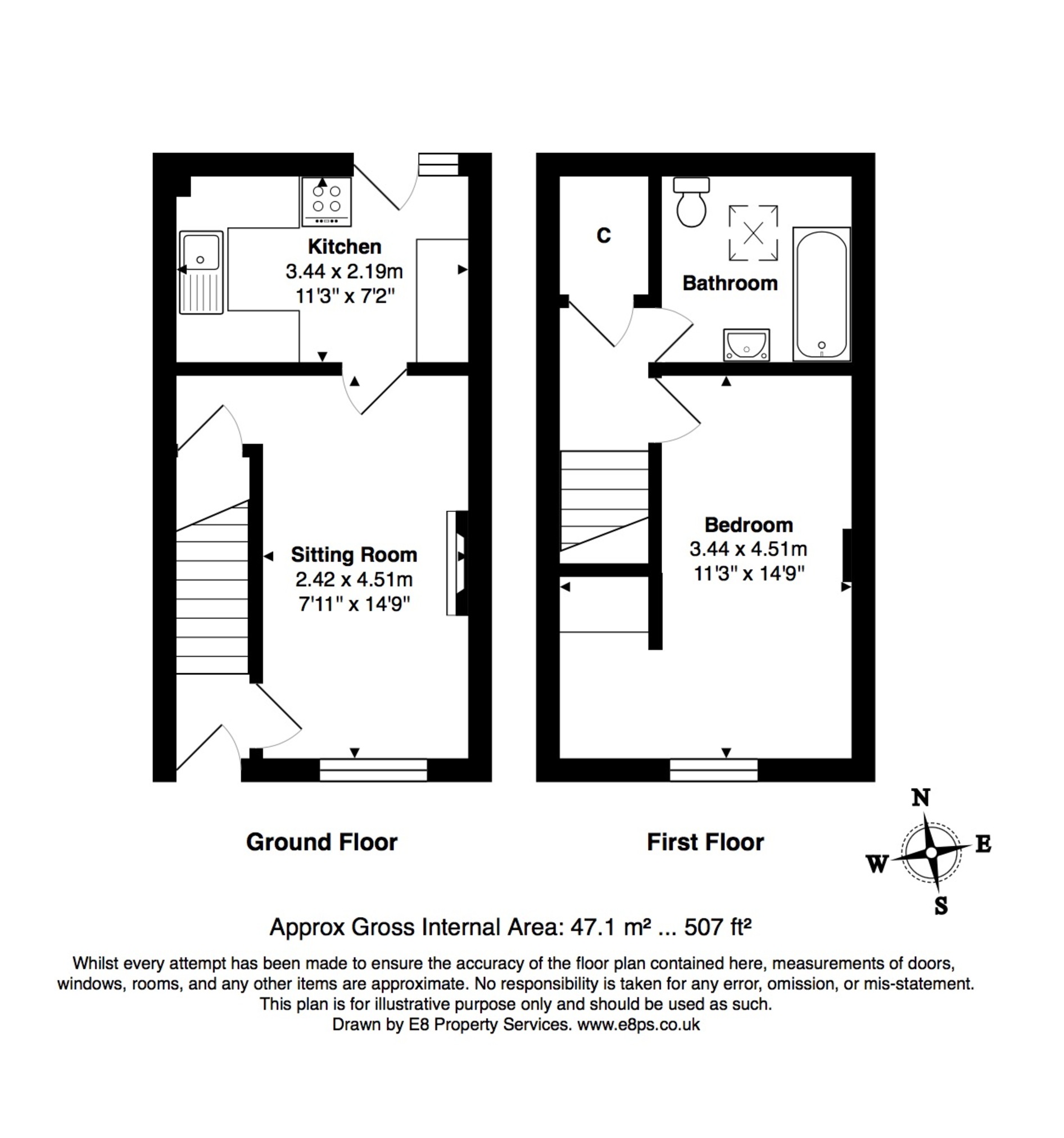 55E, High Street, Witney floorplan