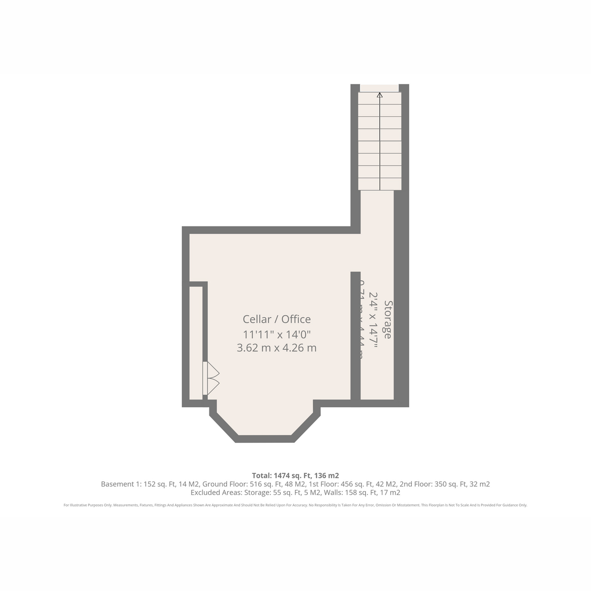 64, Harcourt Street, Newark floorplan