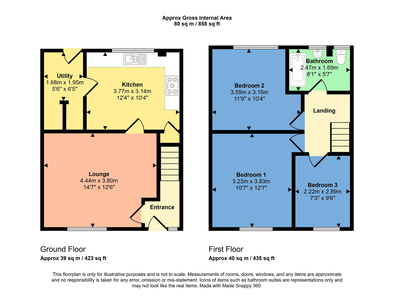 153, Mill Hill, Cleator Moor floorplan