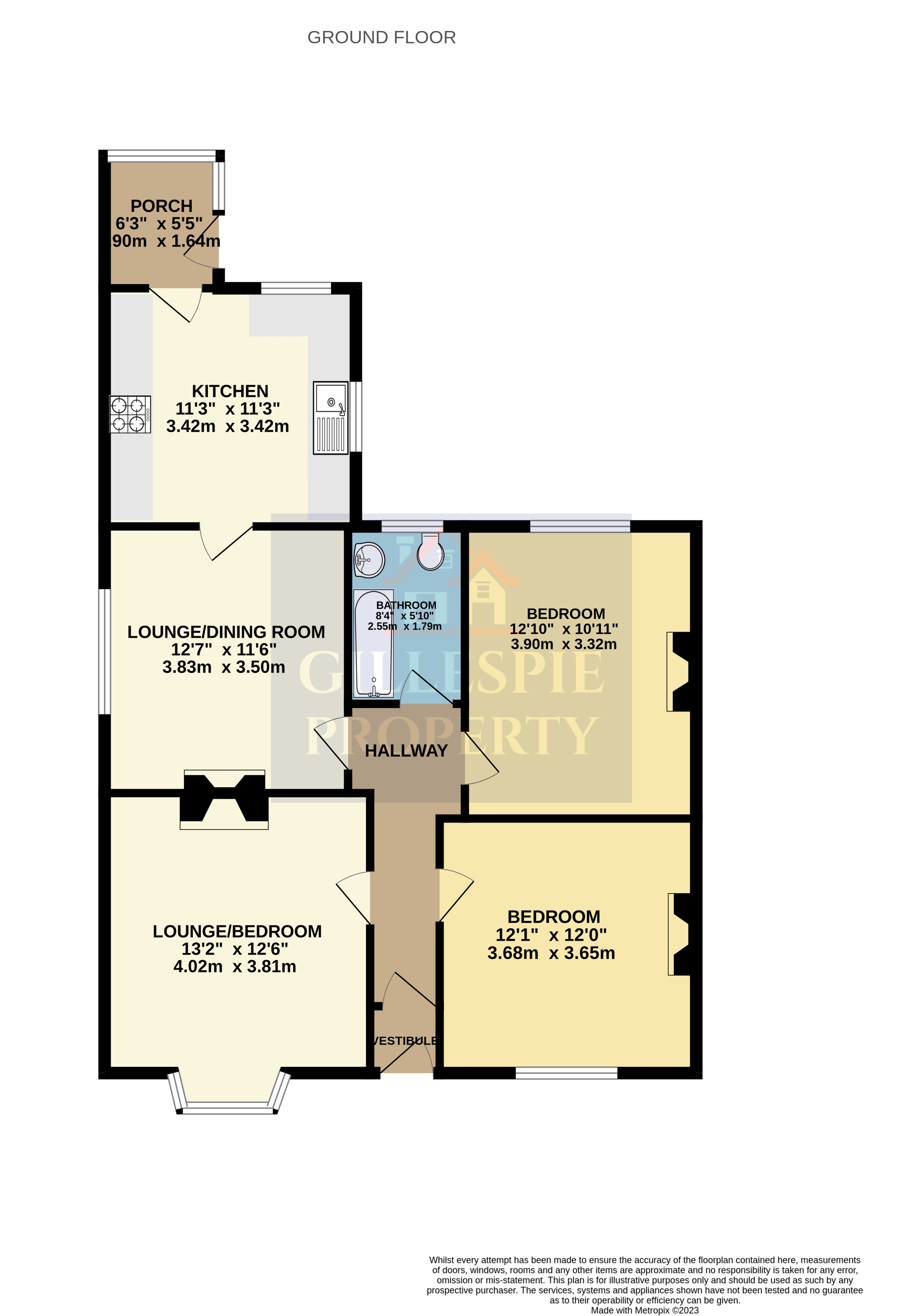Alloa Road, Stenhousemuir FK5, 2 bedroom semidetached bungalow for