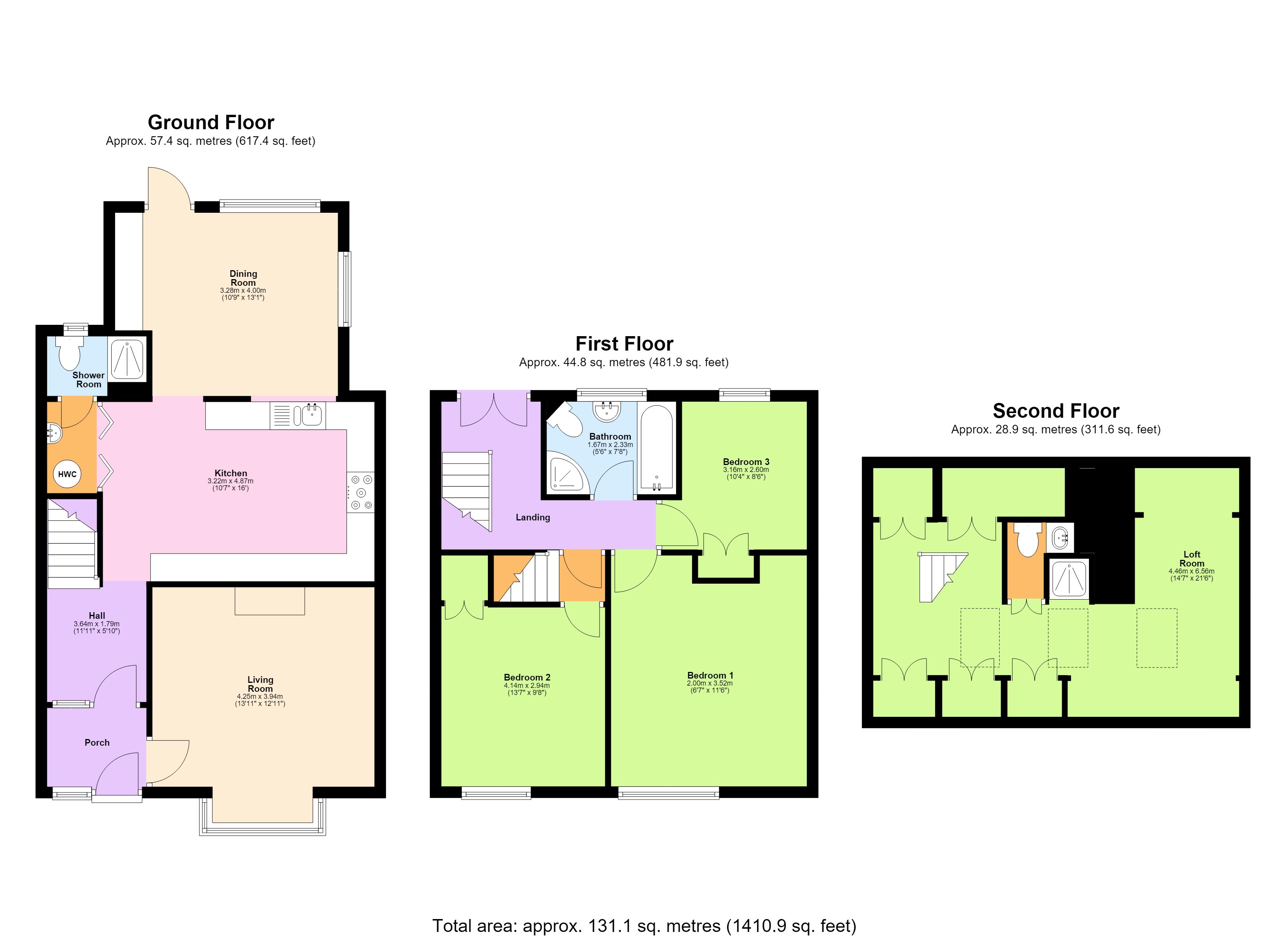 66, Reston Path, Hertfordshire floorplan