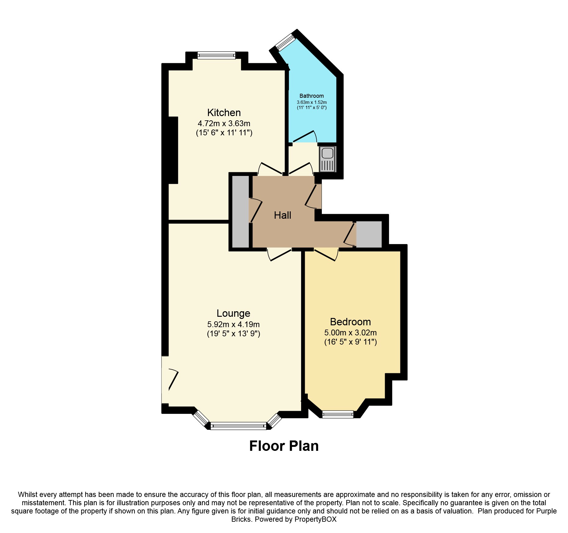 1 Bedrooms Flat for sale in 5 Shaftesbury Street, Glasgow G3
