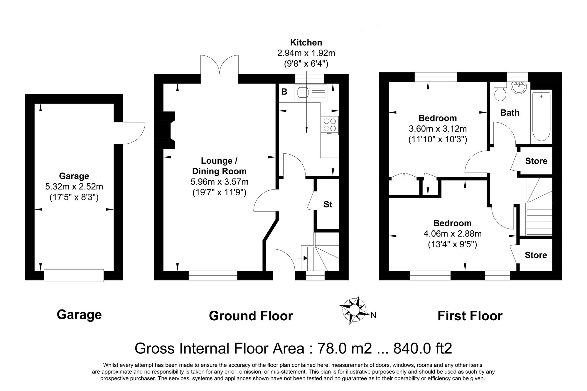 107 Bramble Tye, Basildon floorplan