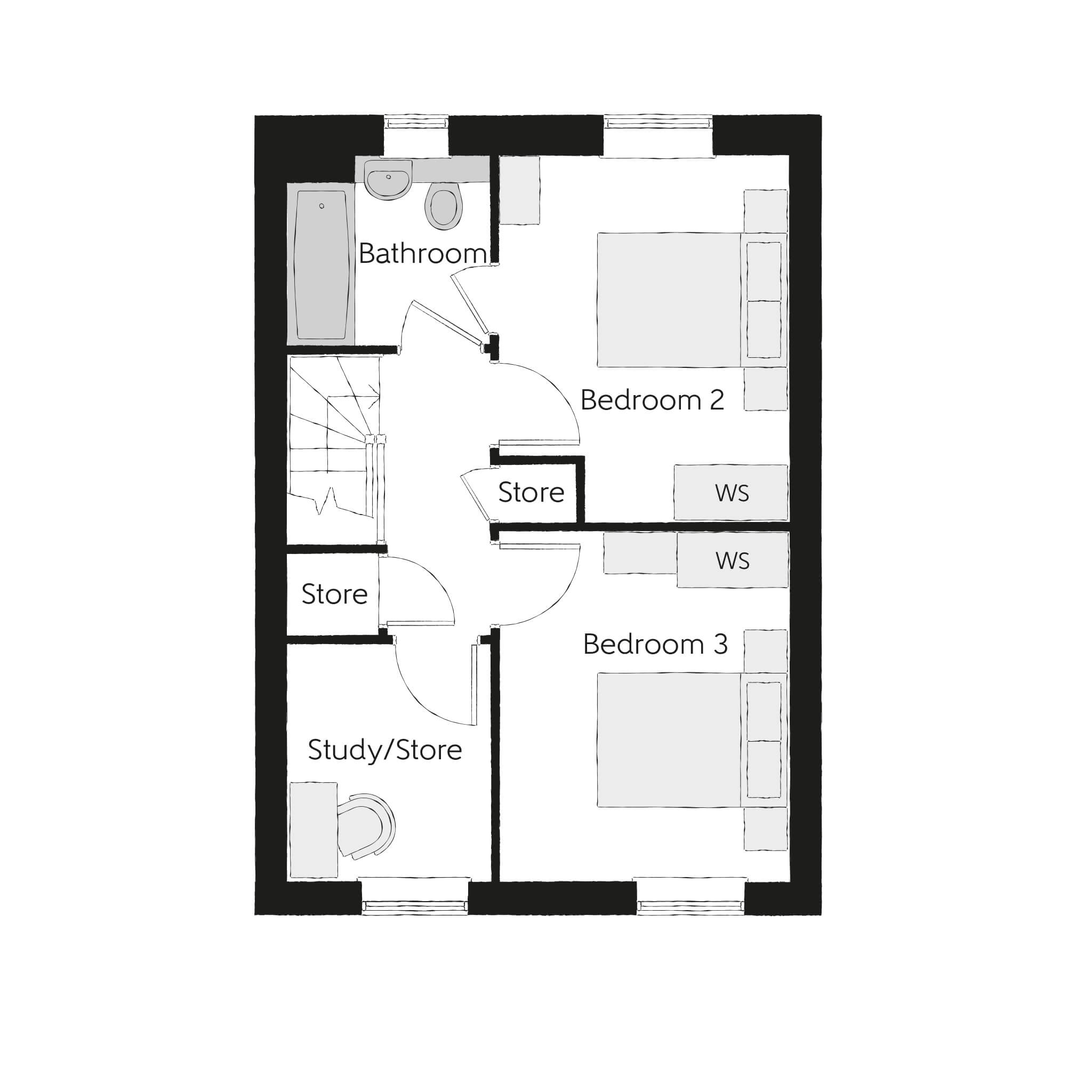 43, Whitecliff, Eastern Quarry, Ebbsfleet floorplan