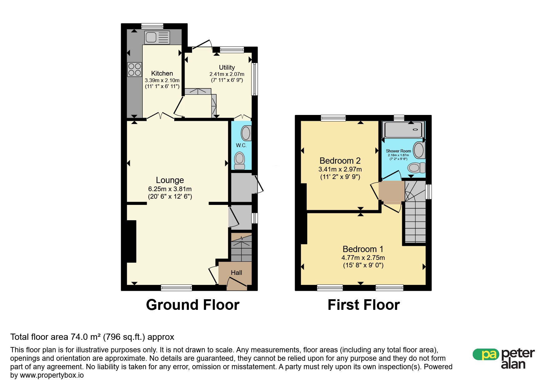 132, Ivy Avenue, Neath floorplan
