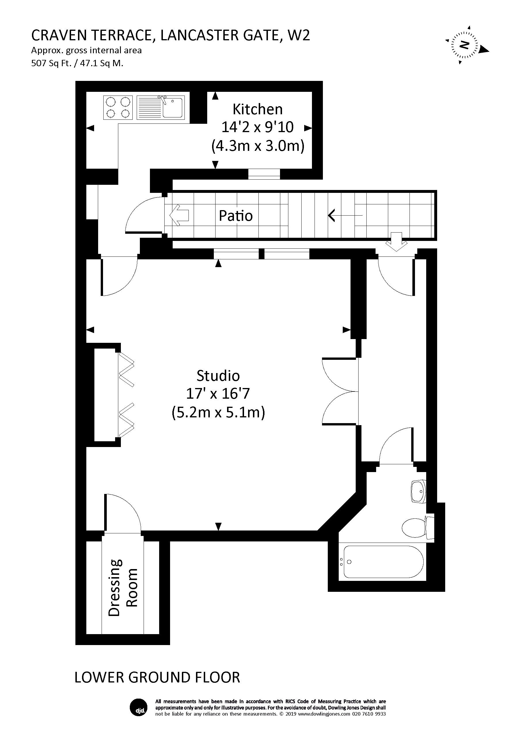 1 Bedrooms Flat to rent in Craven Terrace, Lancaster Gate W2