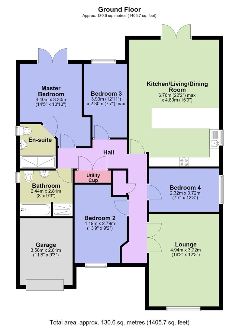 122A, High Street, Ibstock floorplan