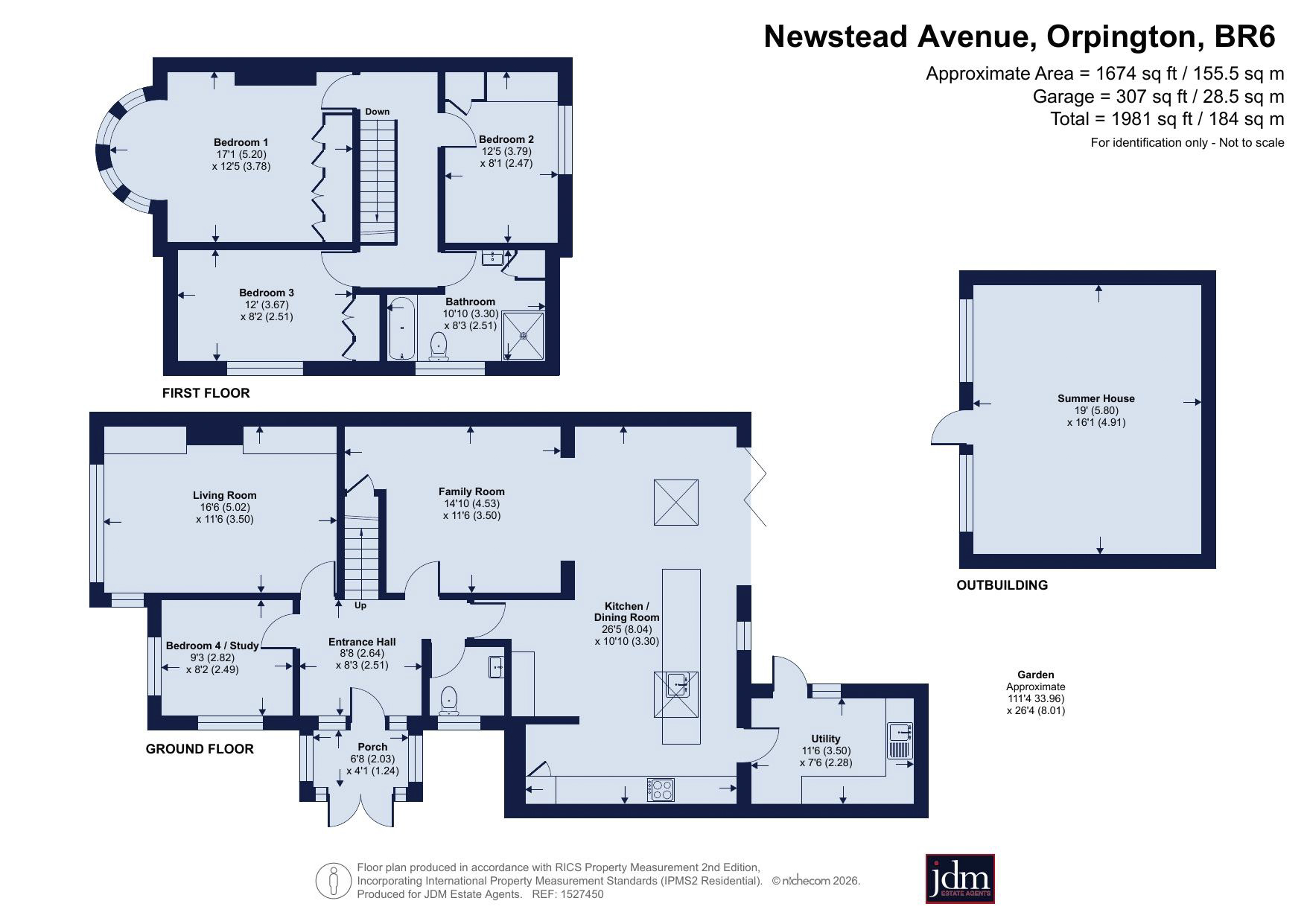 Newstead Avenue, Orpington floorplan