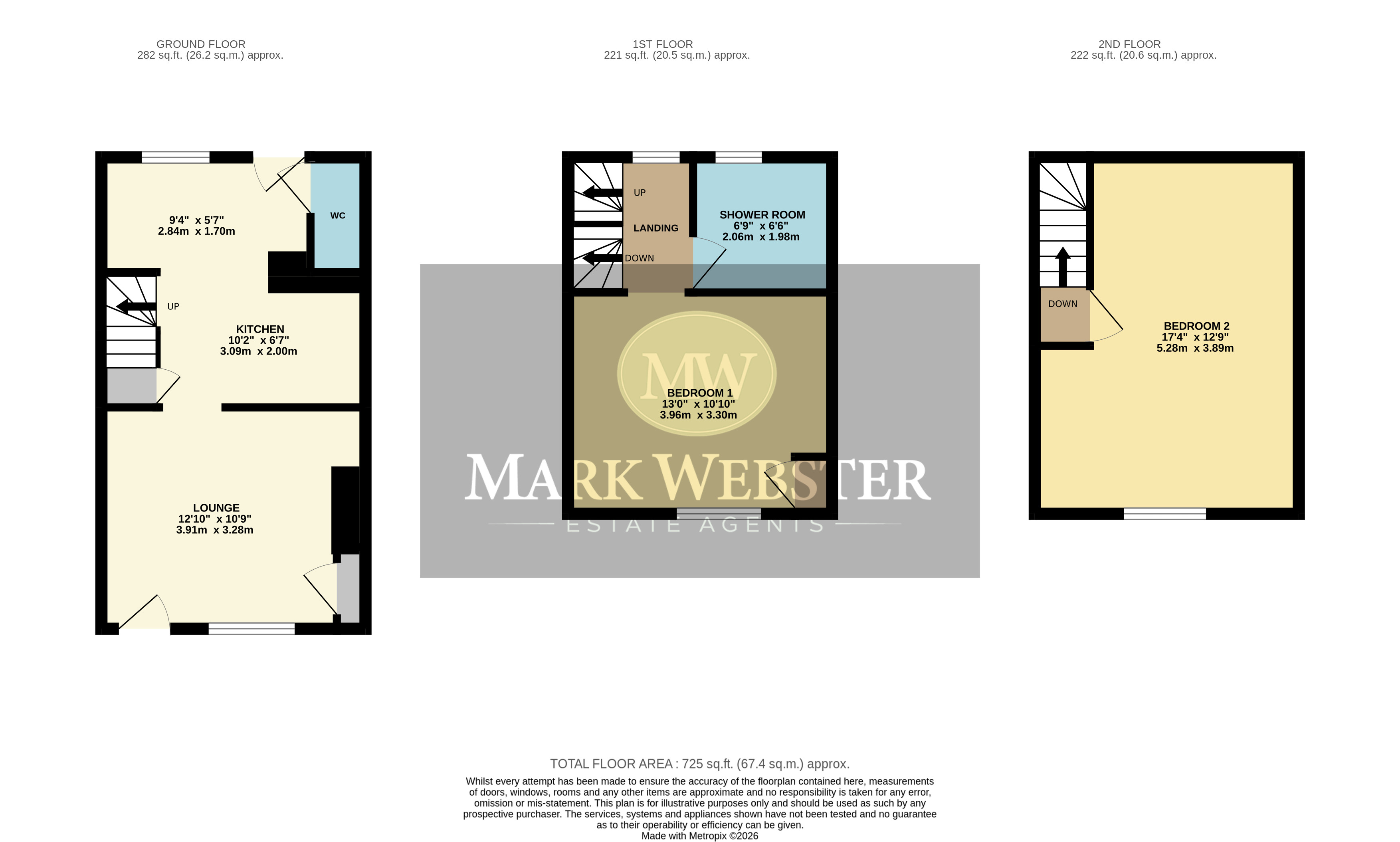 36, Ridge Lane, Nuneaton floorplan