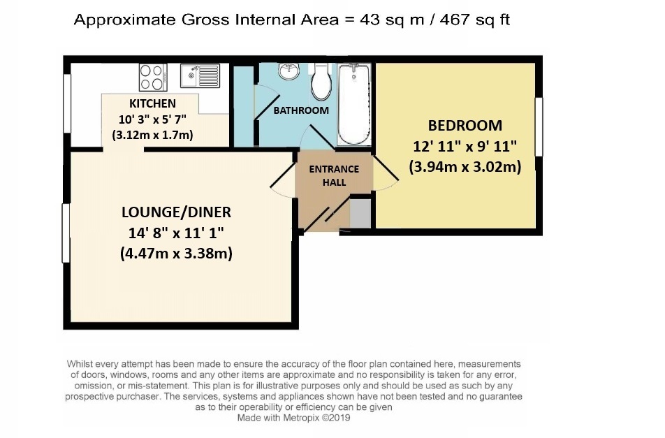 73, Bournewood Road, Orpington floorplan