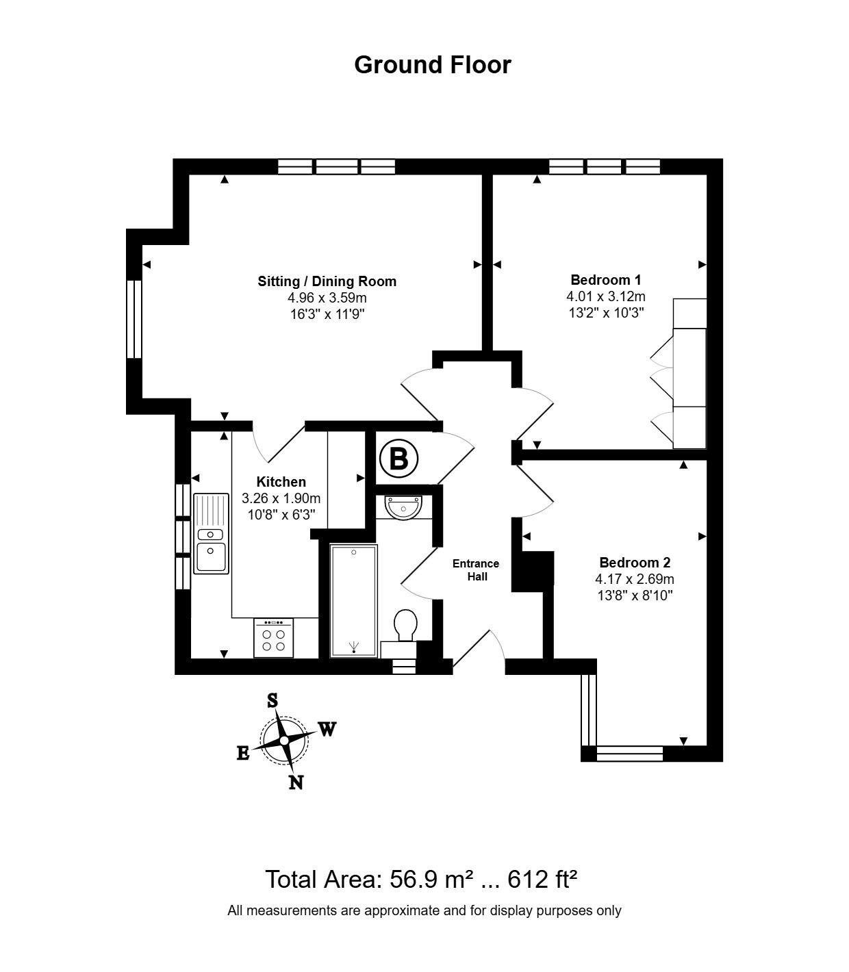 Rugeley Court,Flat 5, Ramsey Road, St. Ives floorplan