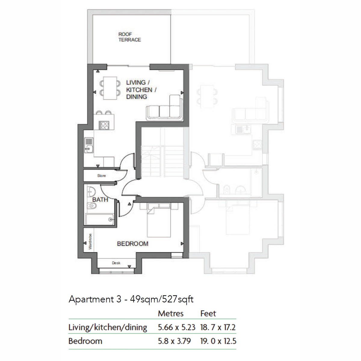 Flat 3 Abbotswood Place, Balham, SW16 floorplan