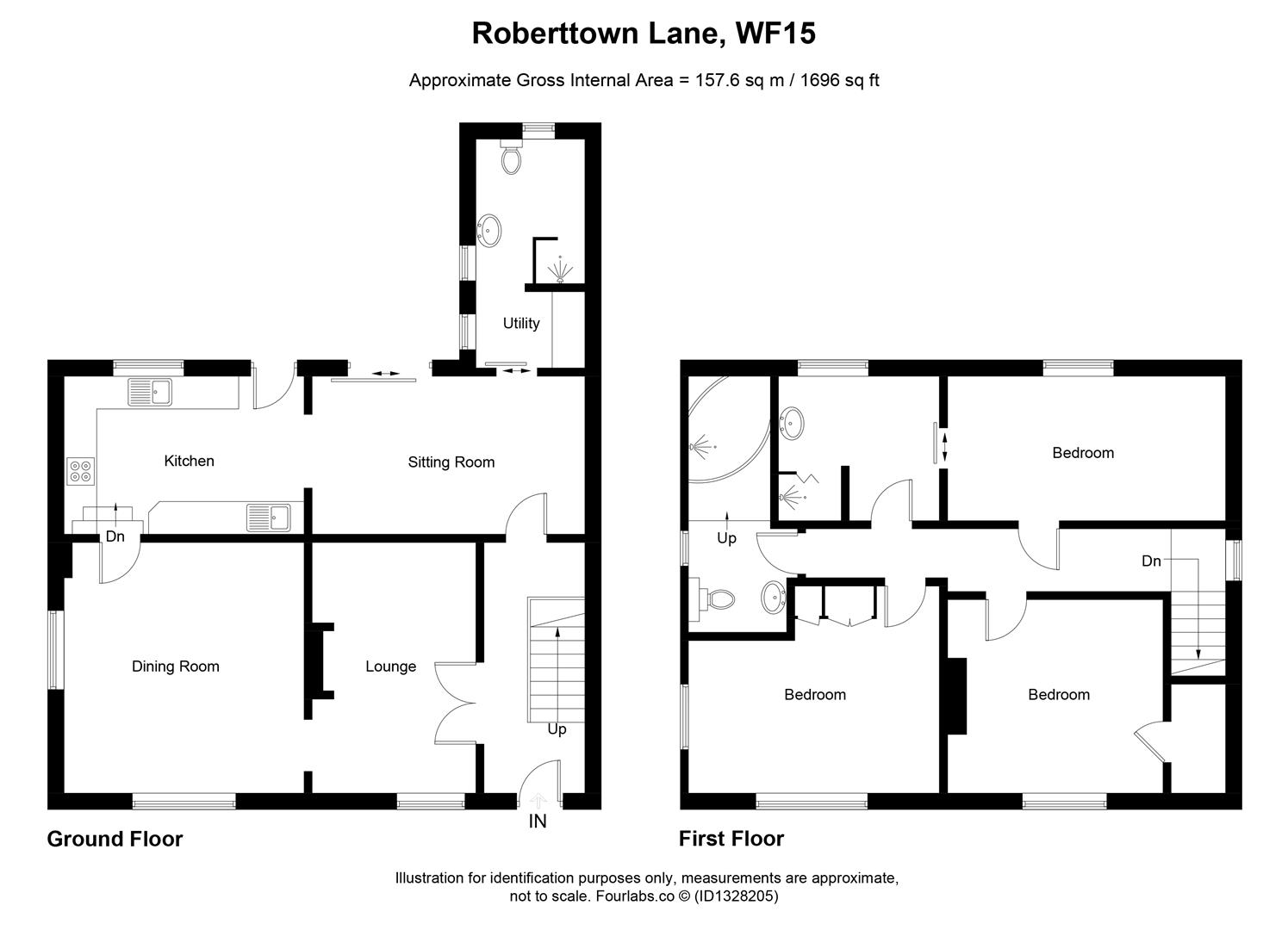 229, Roberttown Lane, Liversedge floorplan