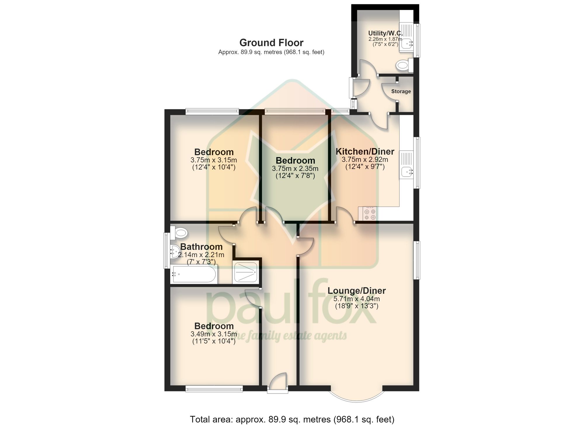 7 The Meadows, Doncaster floorplan