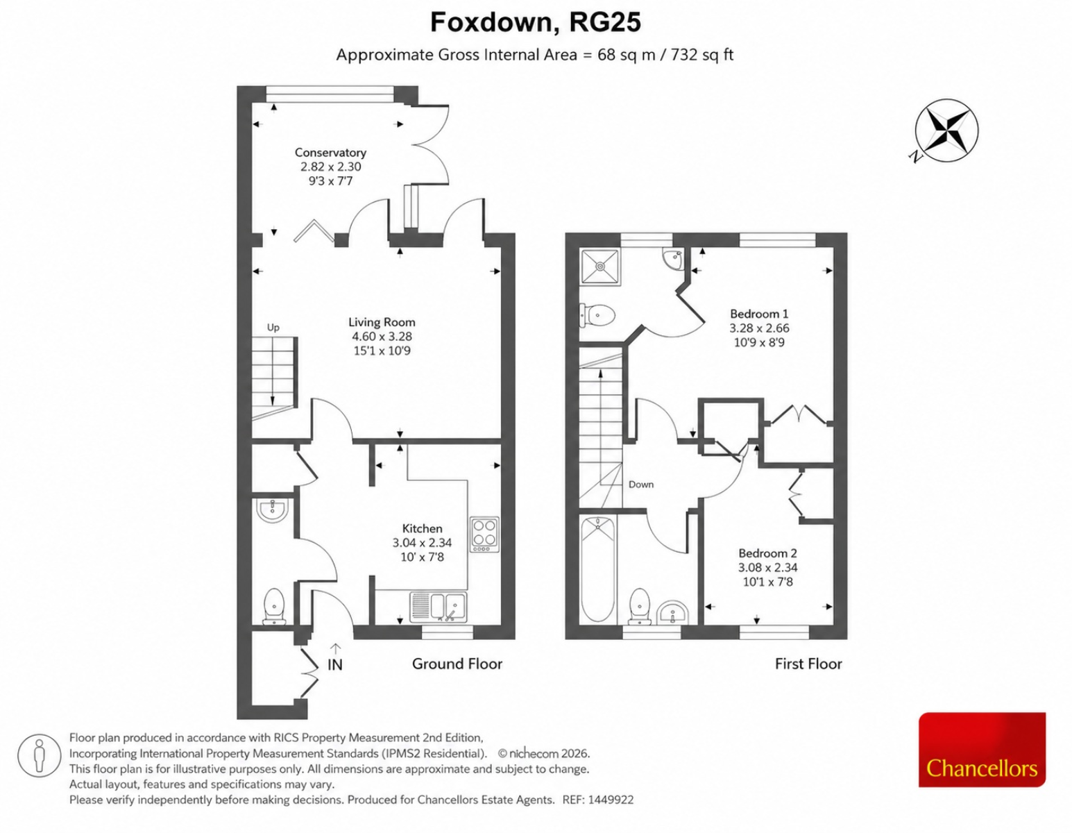 117 FOXDOWN, Overton, Hampshire, Basingstoke floorplan