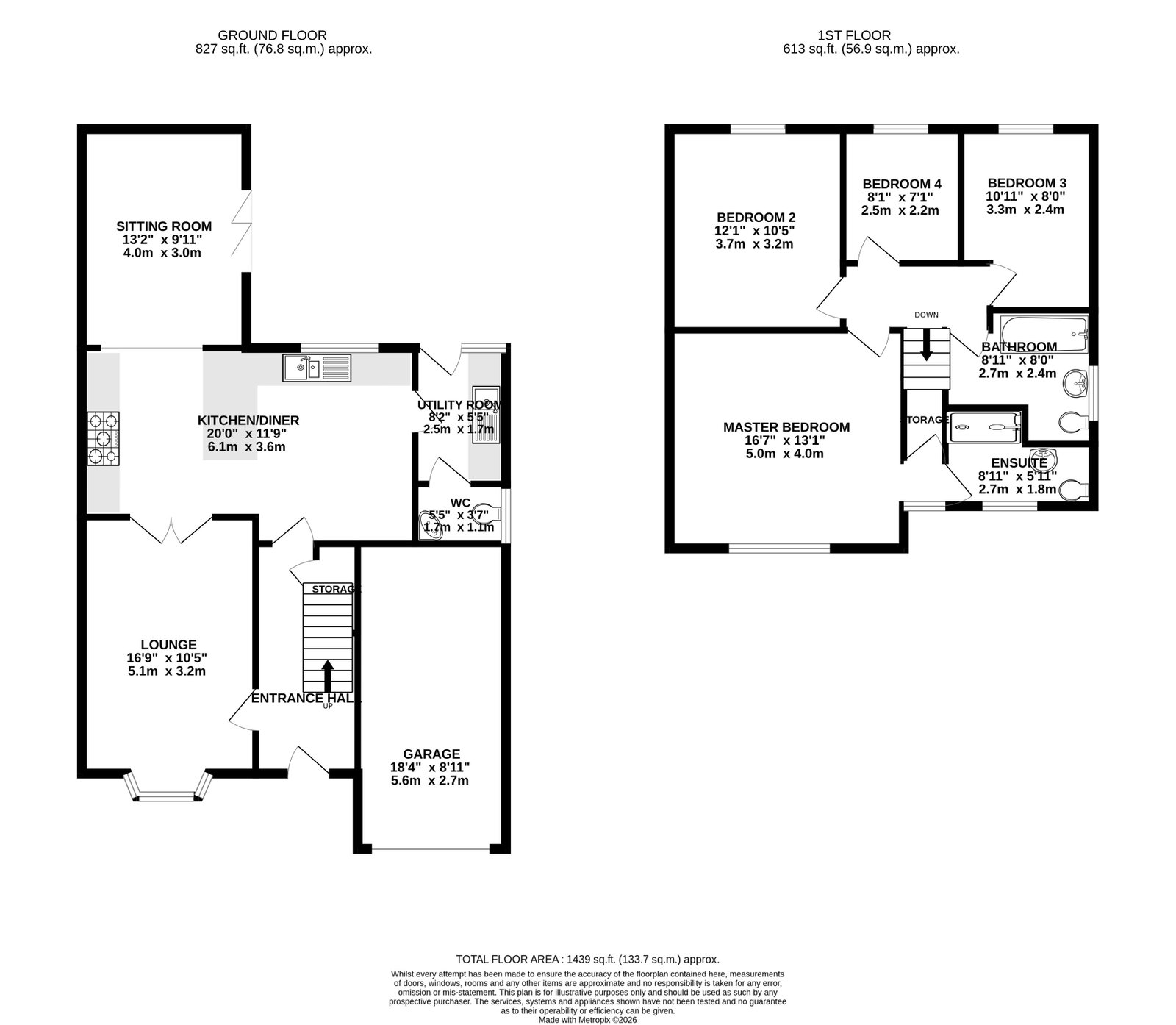 8, Corfield Close, Heanor floorplan