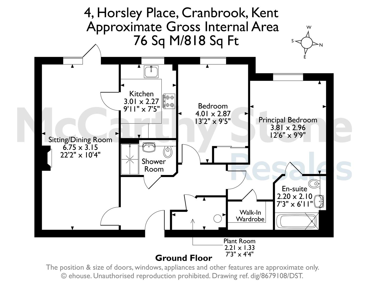4 Horsley Place, High Street, Cranbrook floorplan