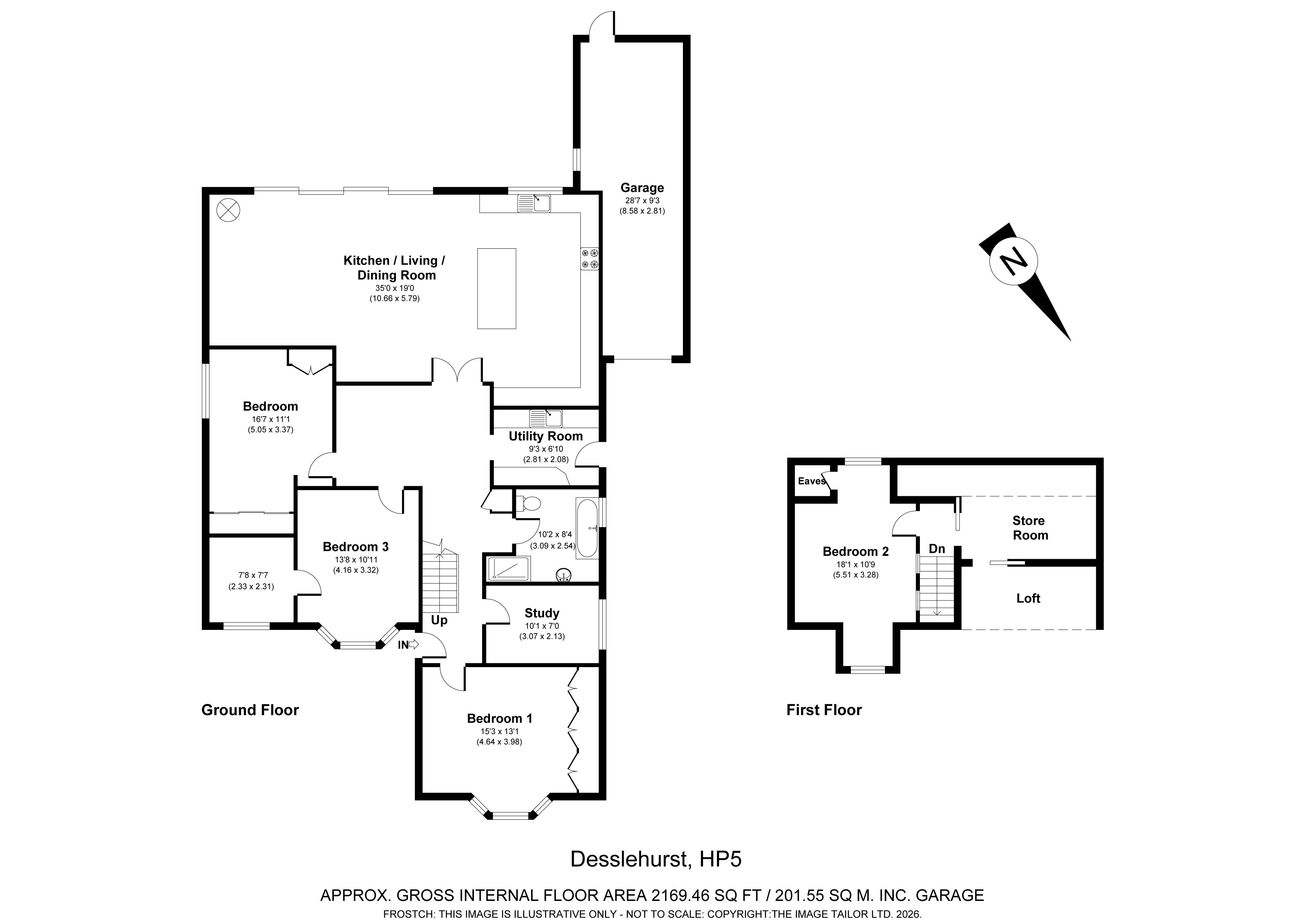 Desslehurst,, Bellingdon, Buckinghamshire floorplan