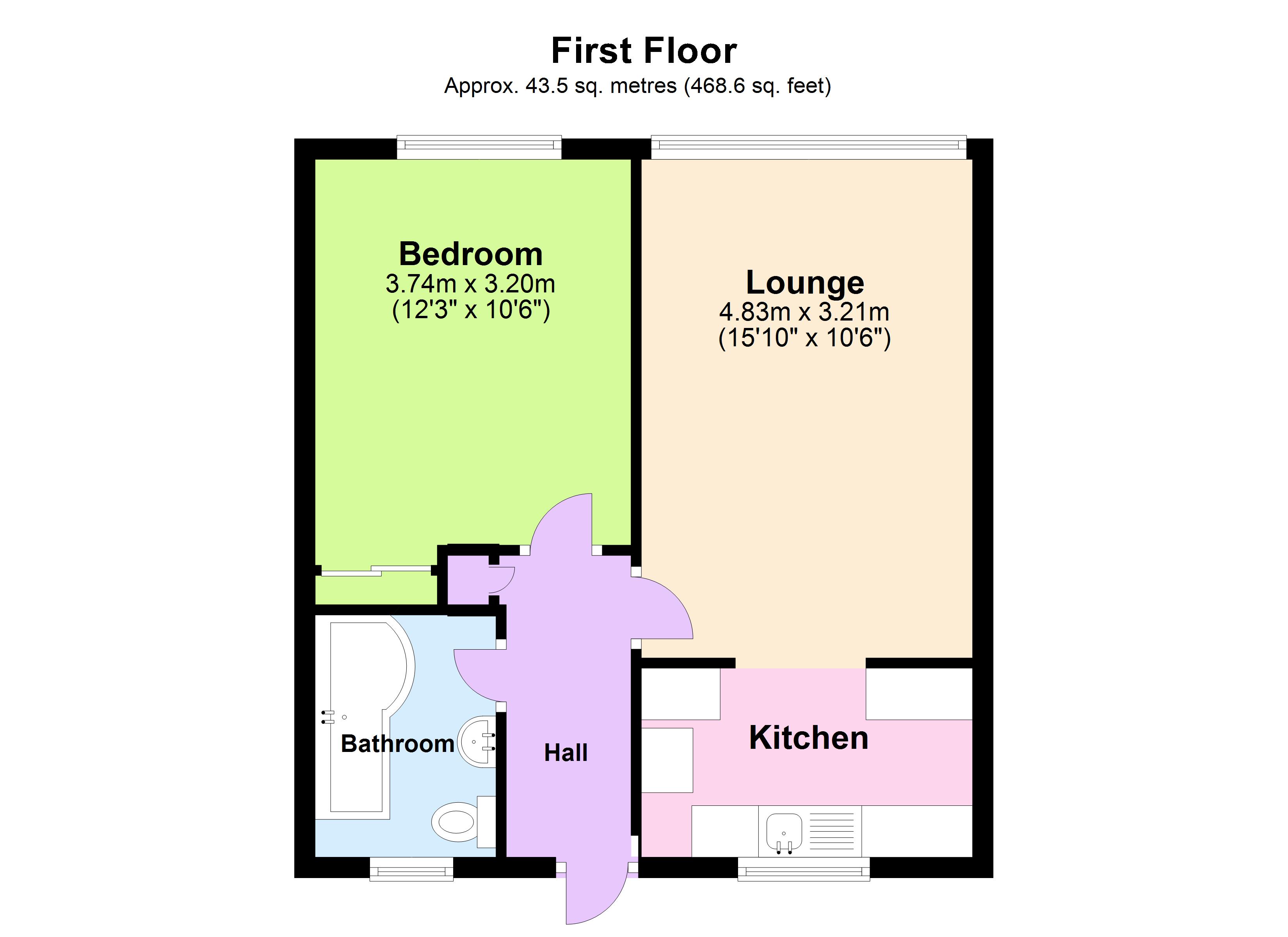 1 Bedrooms Flat to rent in Corbyn Street, London N4