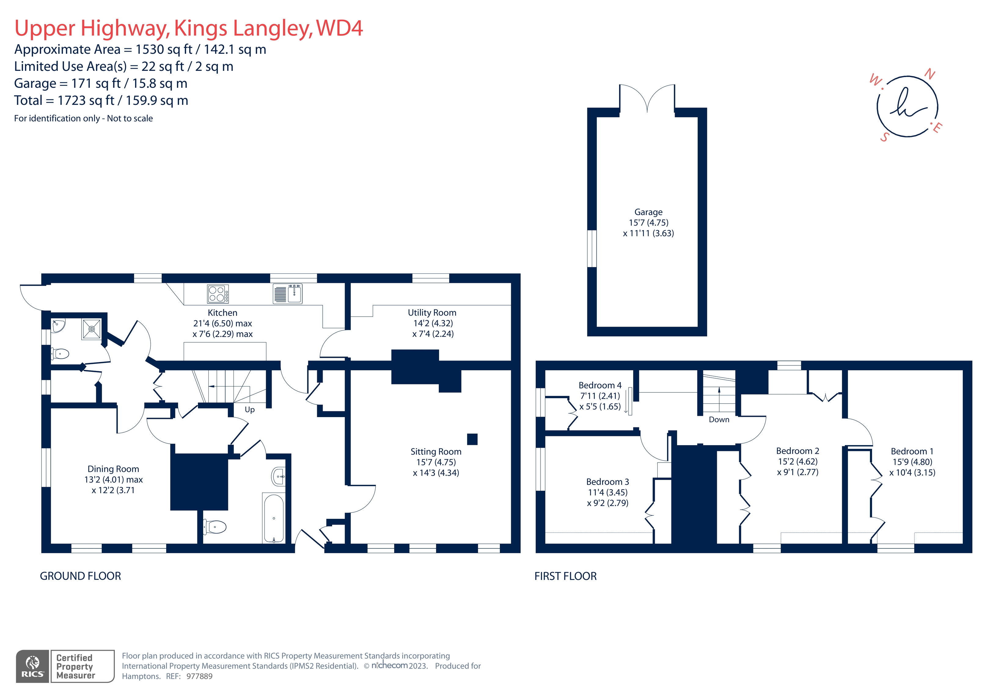 Elizabeth Cottage, Upper Highway, Kings Langley floorplan